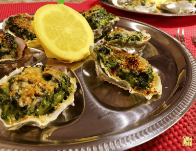 Oysters Rockefeller