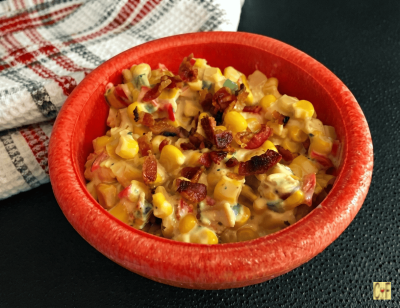 Smoky Bacon Creamed Corn