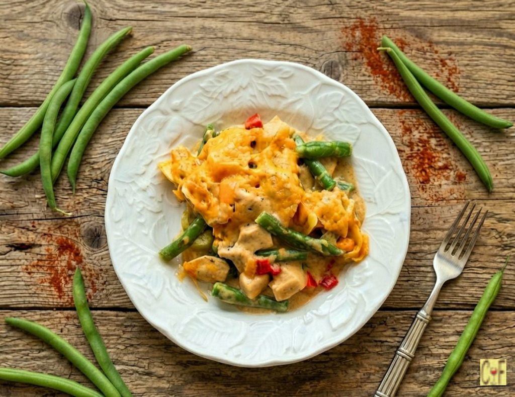 Southwest Chicken & Green Bean Casserole